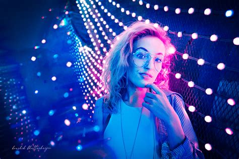 Neon Portrait Color Effect Photoshop design on Behance