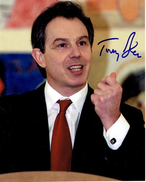 TONY BLAIR - Prime Minister AUTOGRAPH Signed 8x10 Photo C