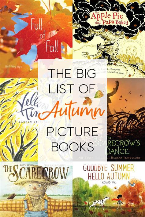 the big list of autumn picture books