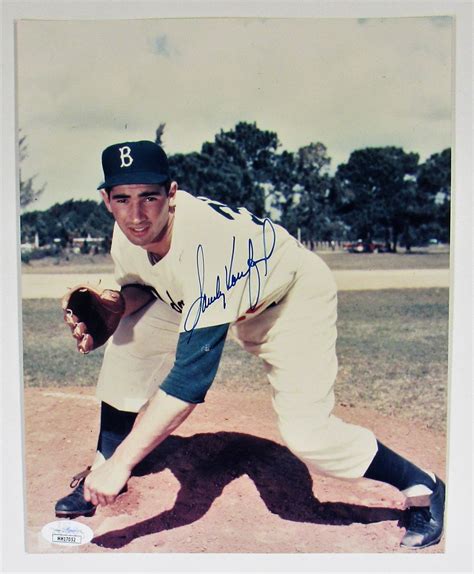 Lot Detail - Sandy Koufax Signed Brooklyn Dodgers 8x10 - JSA