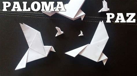 Paloma de la paz Origami - YouTube