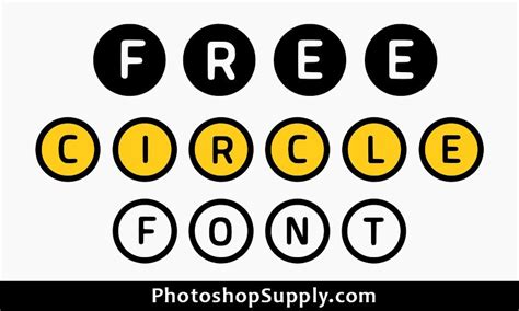 (FREE 😎) Circle Font - Photoshop Supply | Circle monogram font free, Lettering fonts, Circle ...