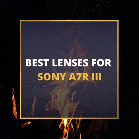 📸 5 MUST-OWN Lenses For Sony A7R III In 2024 [Guide]