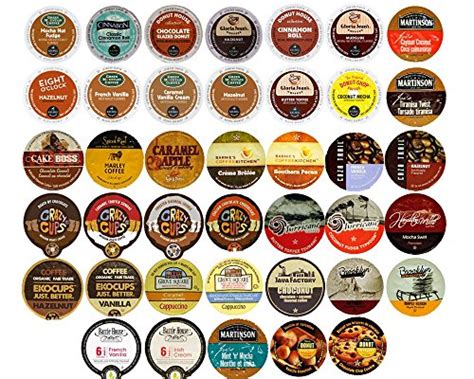 Flavored Coffee Variety Sampler Pack for Keurig K-Cup Brewers, 40 Count ...