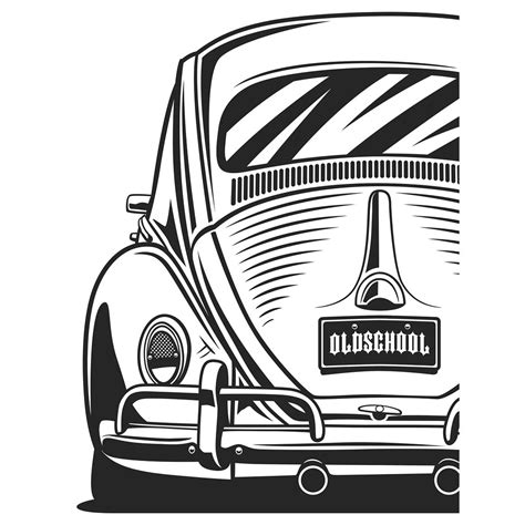 Classic VW Beetle. T-shirts, covers, stickers, posters - already available in my store on # ...