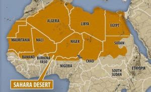 Printable Sahara Desert | World Map With Countries