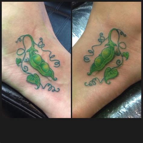 Friend Tattoos - Two Peas in a Pod matching tattoos - TattooViral.com | Your Number One source ...