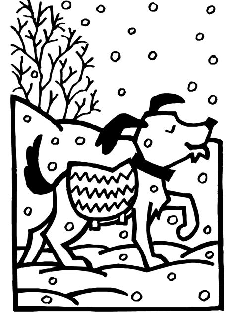 Winter Animal Coloring Pages Printable