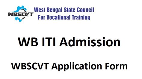 WB ITI Admission 2025-26, Application Form Last Date, scvtwb.in Form ...