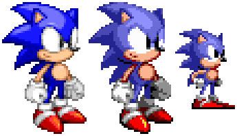 SRB2 Sonic in S1 Style by FuzzysArting on DeviantArt