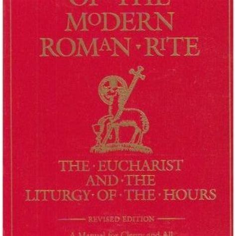 Stream [PDF] ️ Read Ceremonies of the Modern Roman Rite: The Eucharist ...