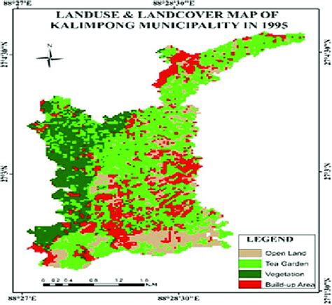 3 Land use and land cover map of Kalimpong Municipality, 1995 | Download Scientific Diagram