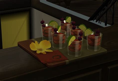 My Sims 4 Blog: Drink Trays Inspired by Sims 4 Vampires by NekoMimiM0de