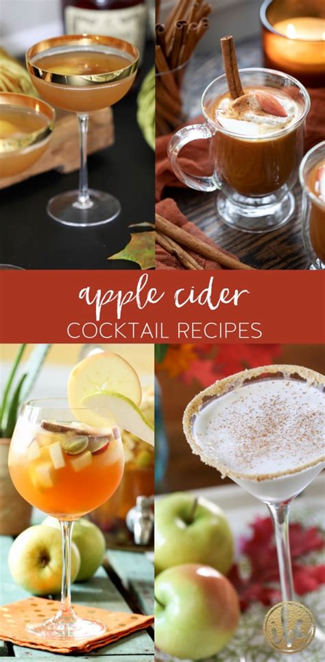 12+ Apple Cider Cocktail Recipes To Make This Fall