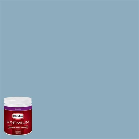 Glidden Premium 8 oz. #HDGV03U Windswept Blue Eggshell Interior Paint ...