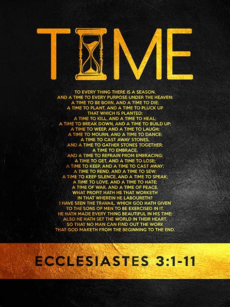 ArtStation - Ecclesiastes 3:1-11 Bible Verse Text Art