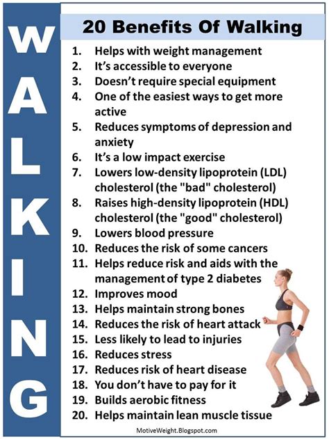 20 benefits of walking for exercise – Artofit