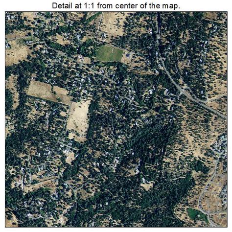 Aerial Photography Map of Oroville East, CA California