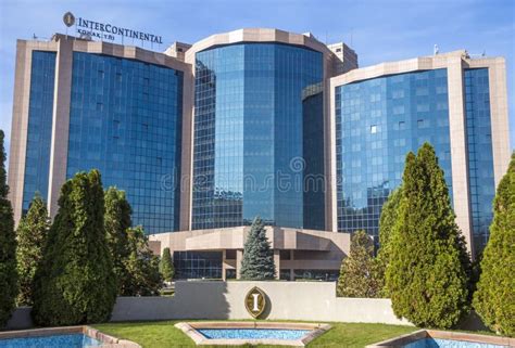 Almaty - InterContinental Hotel Editorial Stock Image - Image of center ...