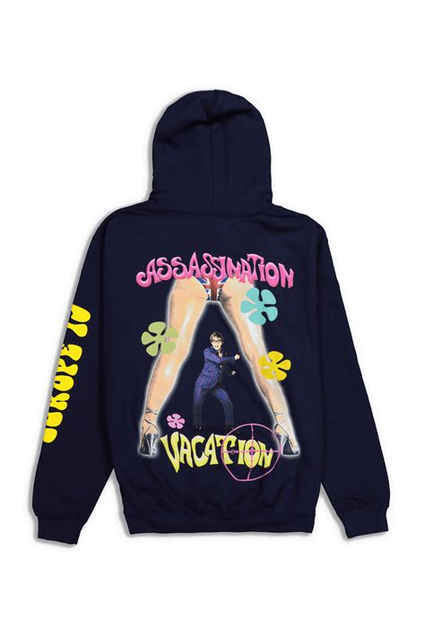 Drake Scorpion Merch Powers Assassination Hood Navy | Culture Kings US