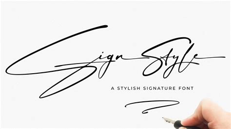 Sign Style Font