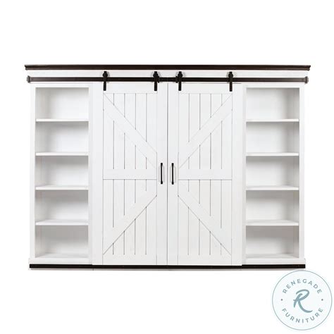 Harrison Distressed White Entertainment Center | E5040-ENTW ...