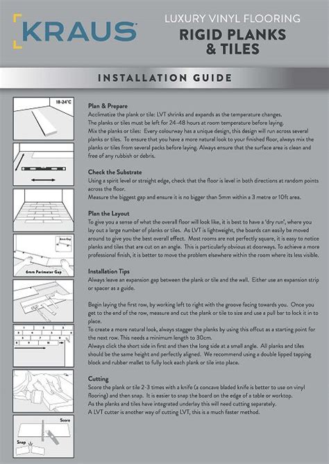 Kraus Installation Guide - Kraus Flooring