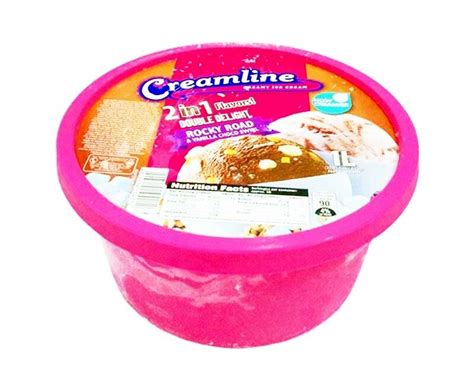 Creamline Creamy Ice Cream 2-in-1 Flavors Double Delight Rocky Road ...