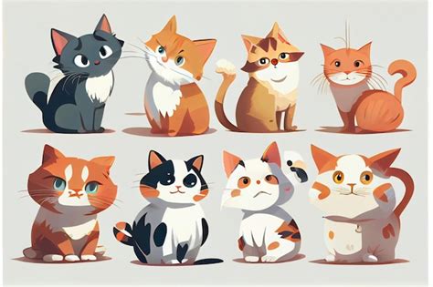 Premium Photo | Cute kitten illustration high- quality vector printable ...