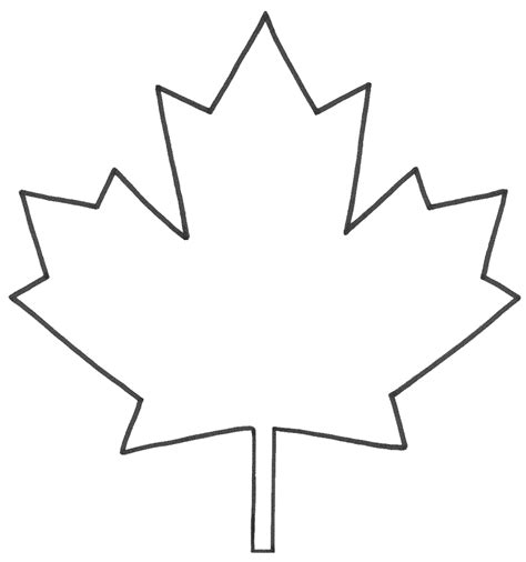 Maple Leaf Black And White Clipart Images & Pictures - Becuo | Maple ...