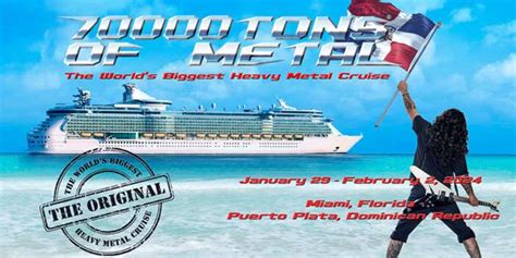 70000 Tons Of Metal announce 2024 cruise dates, destination and ship - Chaoszine