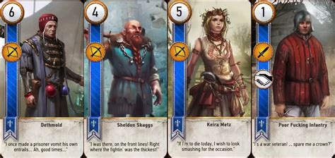 The Witcher 3 Gwent Cards List