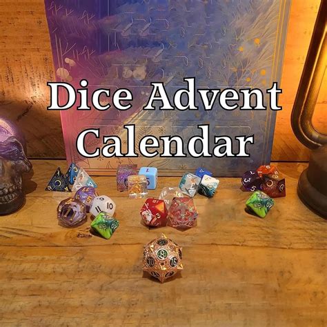 Teissuly Dice Advent Calendar 2023, DND Dice Advent Calendar for ...