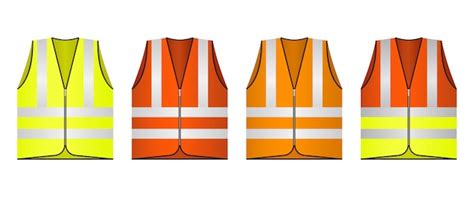 Safety vest design illustration isolated | Premium Vector