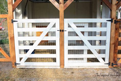 DIY Gates for Goat Shed – The Inspired Workshop