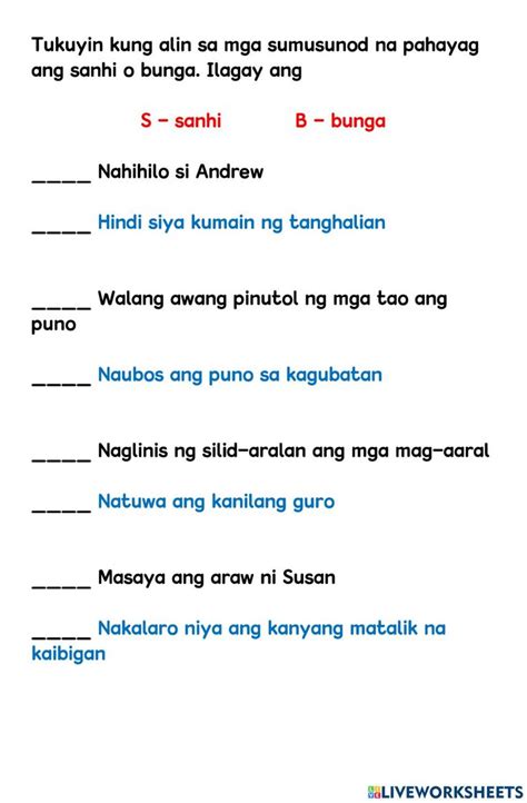 Sanhi at Bunga in 2023 | Summative assessment, Summative, Workbook