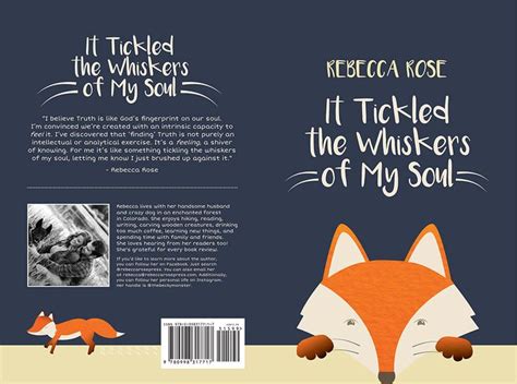 a book cover with an image of a fox and the words it tickled at my soul