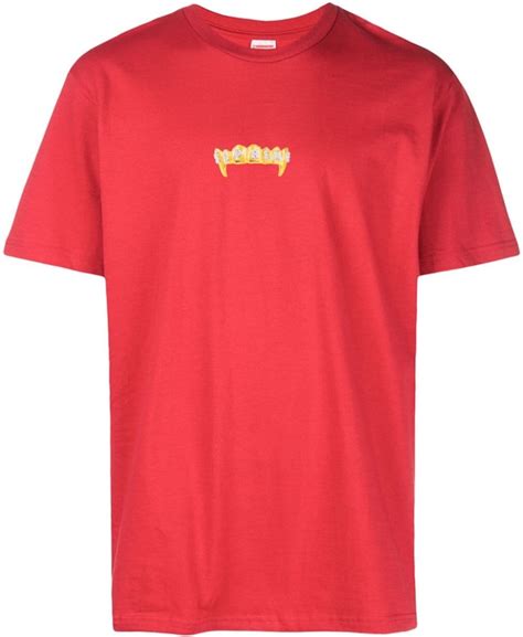 Supreme logo T-shirt - ShopStyle