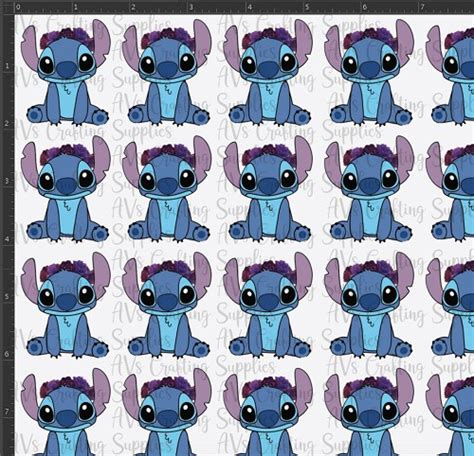 Flower Crown Stitch Print-Vinyl-43