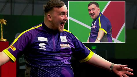 Luke Littler hits stunning nine-darter in FIRST LEG to send fans into ...