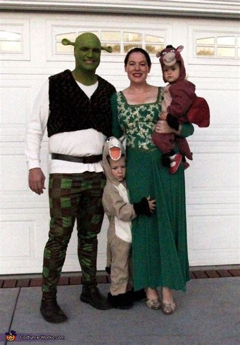 Shrek and Fiona - Halloween Costume Contest at Costume-Works.com | Family halloween costumes ...