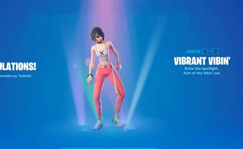 How to get the Vibrant Vibin' Fortnite Emote For Free - Twitch Drops ...