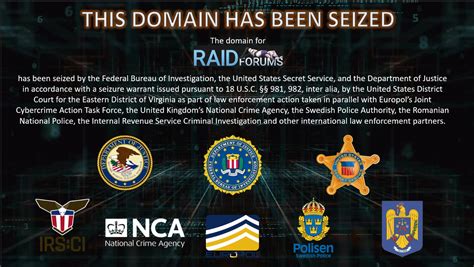 Justice Department seizes major cybercrime spot RaidForums | CyberScoop