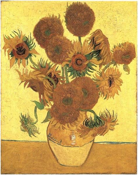 Sunflowers Paintings | Van Gogh Gallery