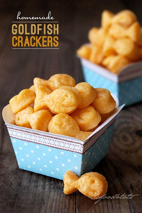 These Homemade Goldfish Crackers are one of the easiest recipes to make ...