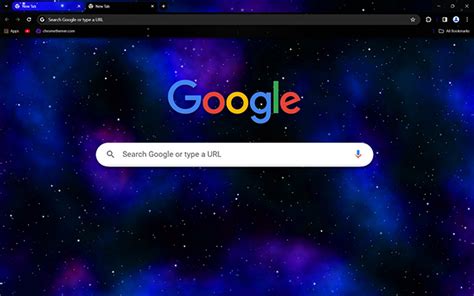 Nebula Blue Google Chrome Theme | Chrome Themes