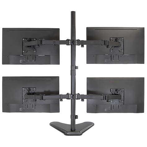 Best Buy: Mount-It! Quad Monitor Desk Stand Black MI-2784