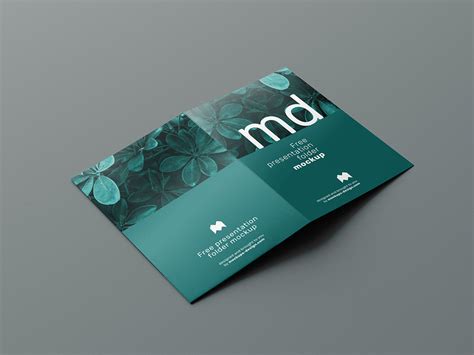 Free presentation folder mockup - Mockups Design