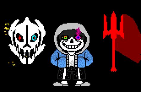 Dusttale Sans hardmode | Pixel Art Maker