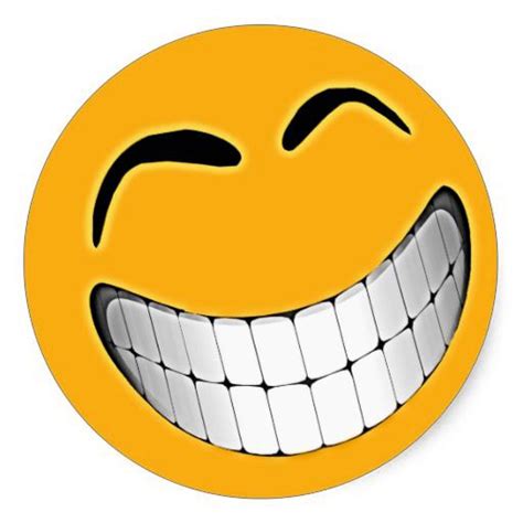 10 Happy Smileys Showing Teeth (Collection) | Smiley Symbol